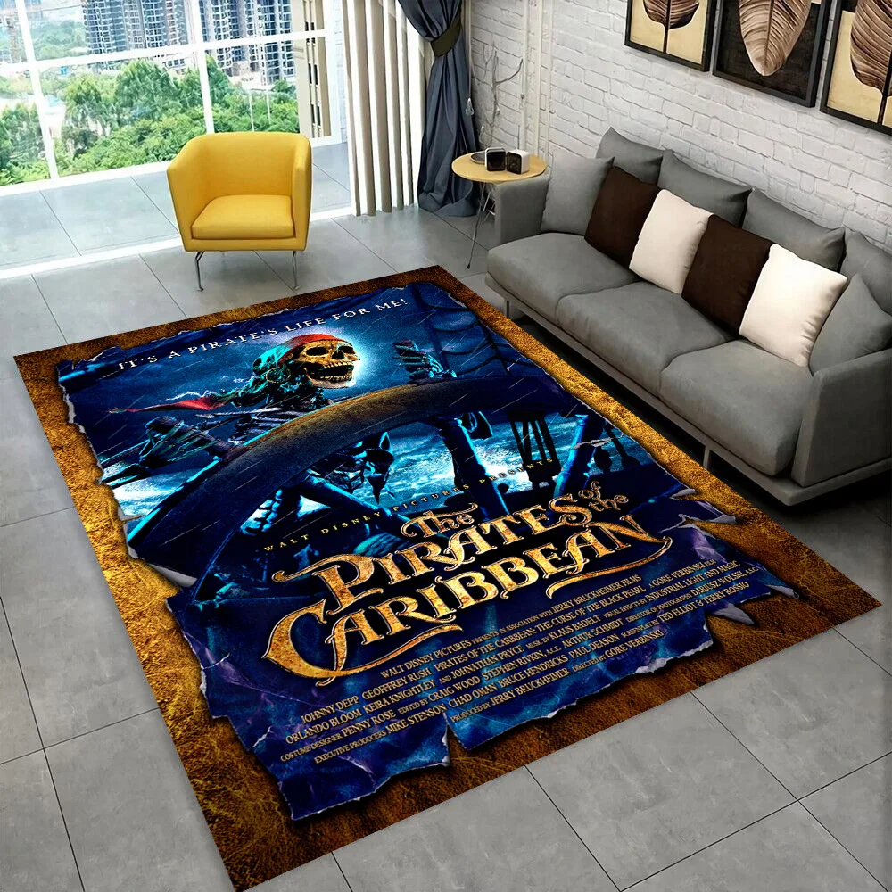 Home Decor Online Free - 2025年新作 ジャック・ジョニー・デップのカリブ海の海賊 ギフトカーペット ラグ 寝室 リビングルーム