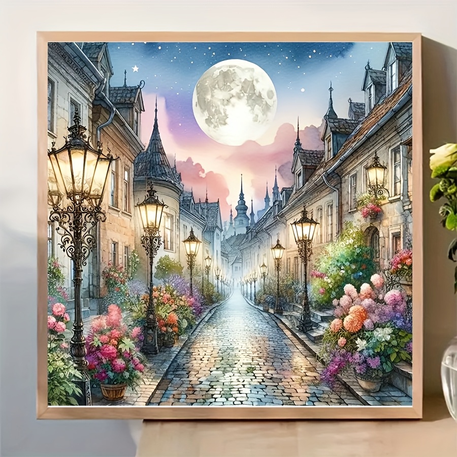 Home Decor Under 500 - 500/1024ピース ジグソーパズル Under The Moon Flower