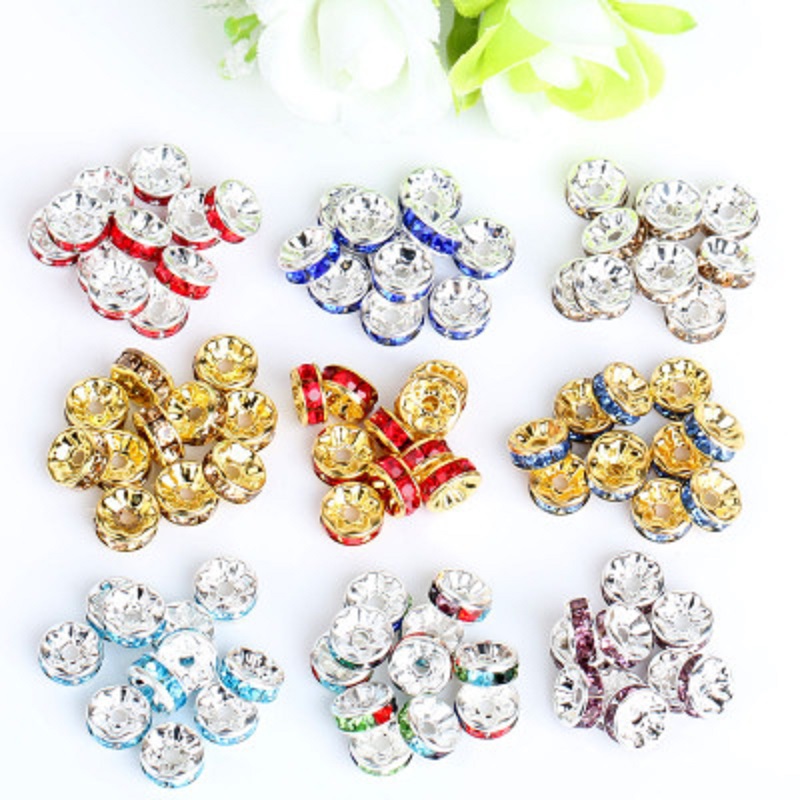 Home Decor Manufacturers - ダイヤモンドをちりばめたイヤリング,ラインストーンをあしらったジュエリーアクセサリー,直径6,8,10,12mm