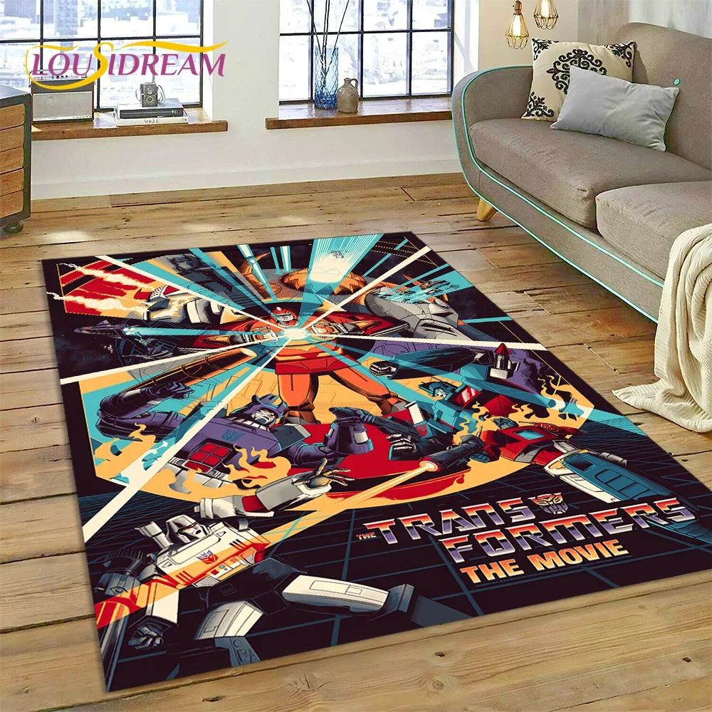 Home Decor Online Free - 漫画 T-トランスフォーマー オートボット 3D カーペット ラグ