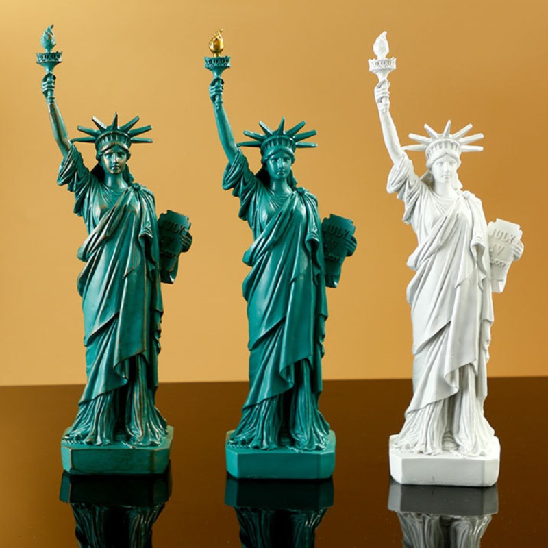 Home Decor New York - 1 個 30 センチメートル自由の女神像モデルデスクアクセサリー収集品旅行お土産ニューヨークオフィスホームインテリア部屋の装飾