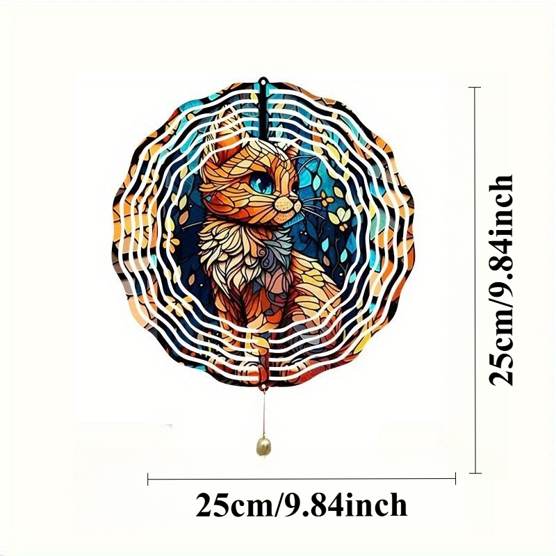 2Dフラット - 1個入り ボヘミアンスタイル メタルキャッ - Boho Wind Chimes のレビューと価格