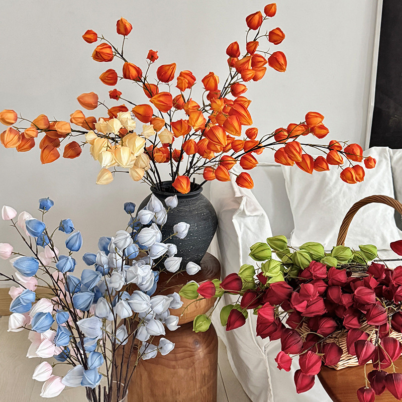 人工1mランタンフラワーブランチ ウェディングフラワー素材  - Home Decor Event のレビューと価格