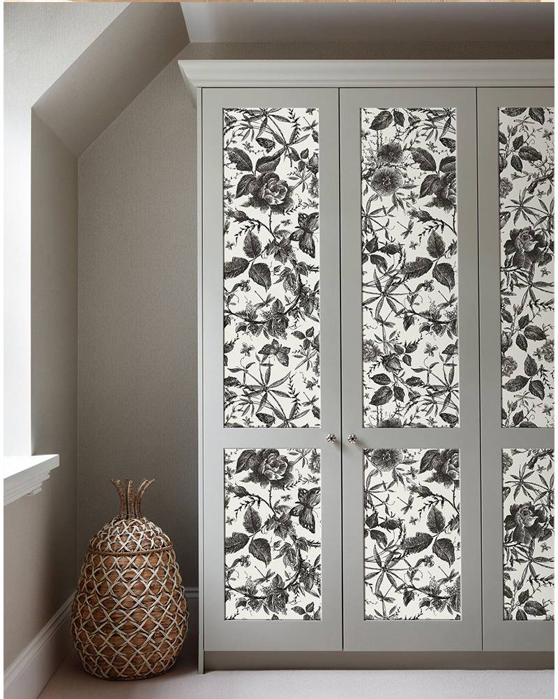 ピンクの自己粘着性の壁紙,花のモチーフ,水彩,取り外し可能, - Home Decor On Wall のレビューと価格