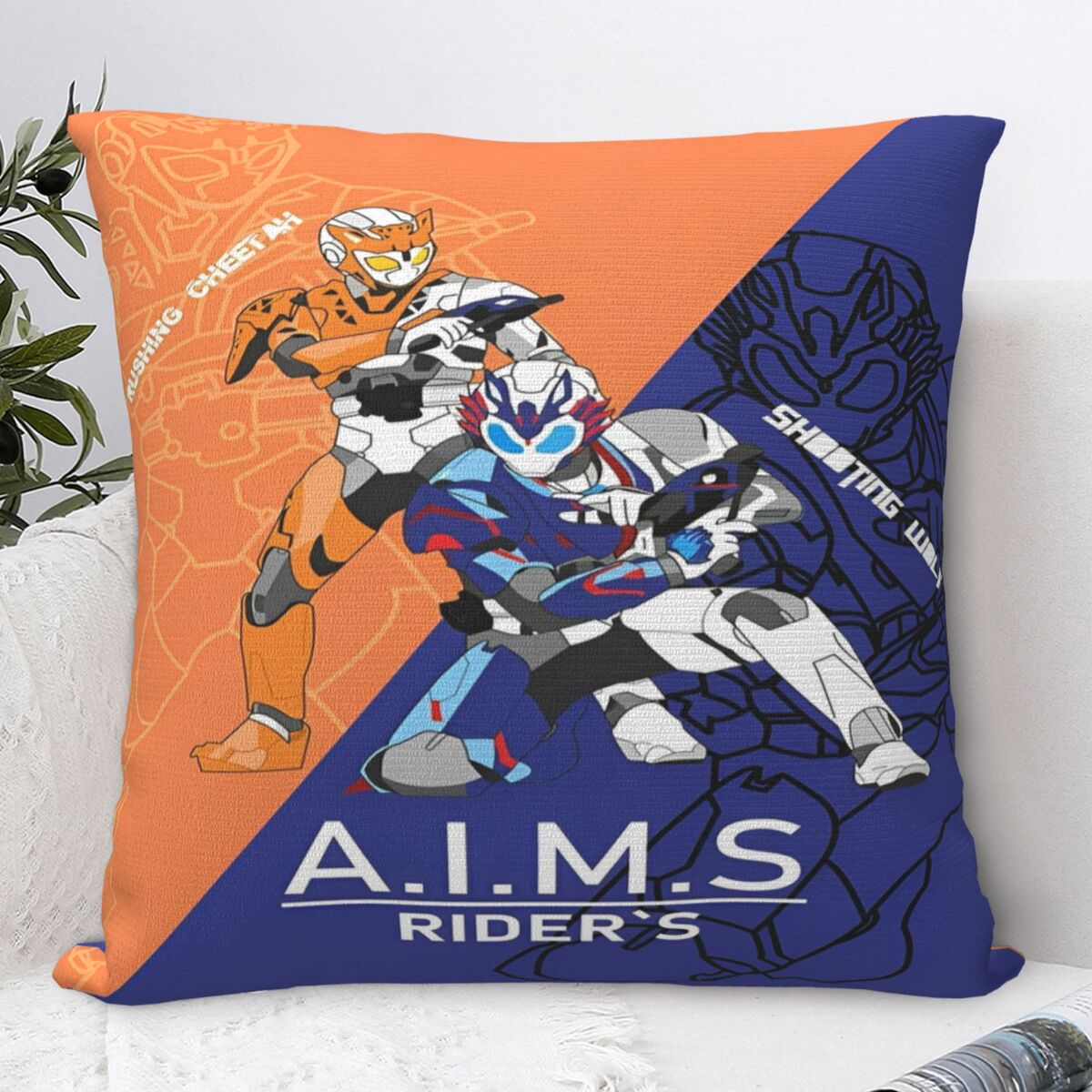 Y2K ホーム 仮面ライダー アニメ デコレーション 枕カバ - Home Decor Y2K のレビューと価格