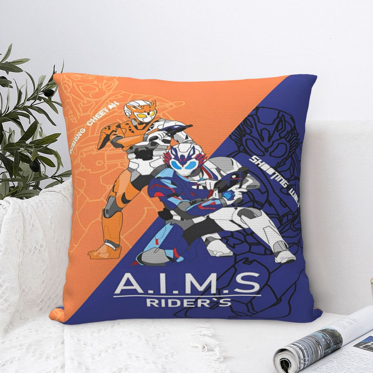 Y2K ホーム 仮面ライダー アニメ デコレーション 枕カバ - Home Decor Y2K のレビューと価格