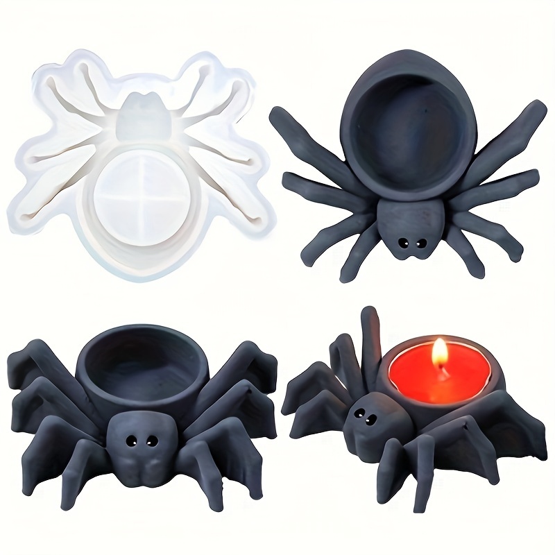 スパイダーキャンドル用シリコンモールド、石膏と接着剤を使って - Home Decor Manufacturers のレビューと価格
