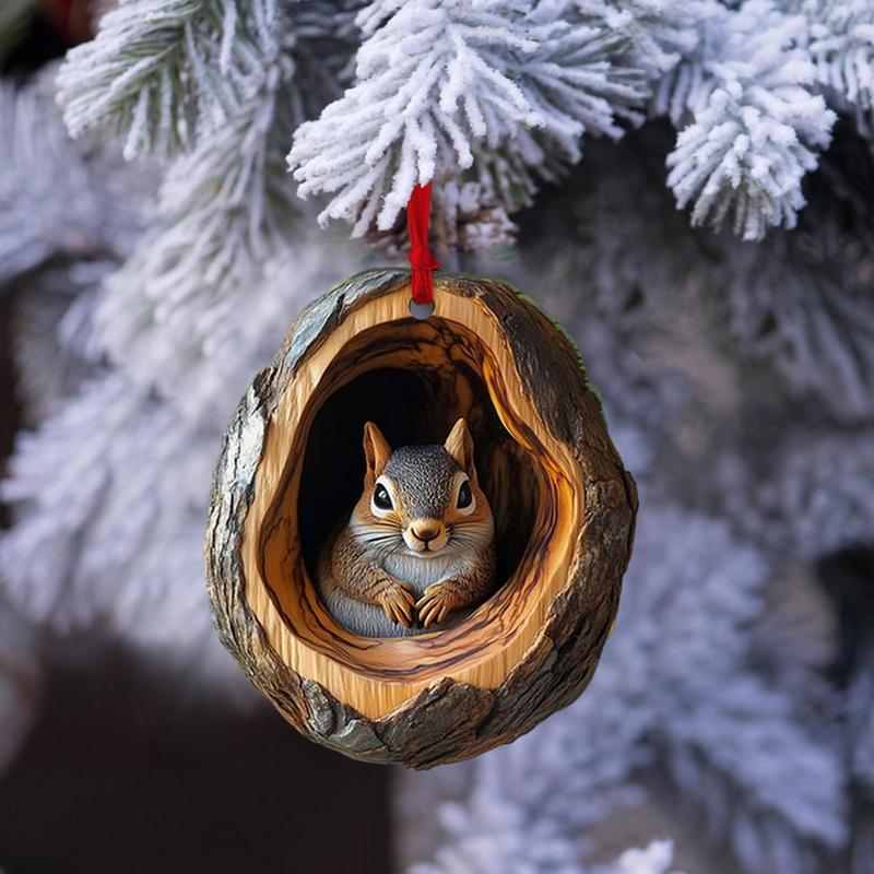 漫画の動物のクリスマスツリーペンダント、アクリルの吊り下げ装 - Home Decor Trends 2025 のレビューと価格