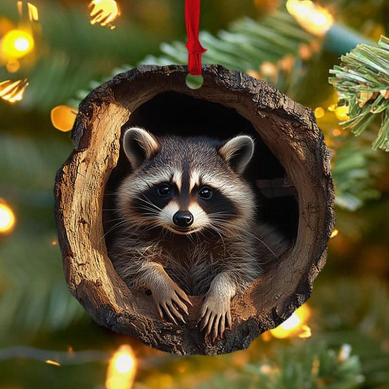 漫画の動物のクリスマスツリーペンダント、アクリルの吊り下げ装 - Home Decor Trends 2025 のレビューと価格