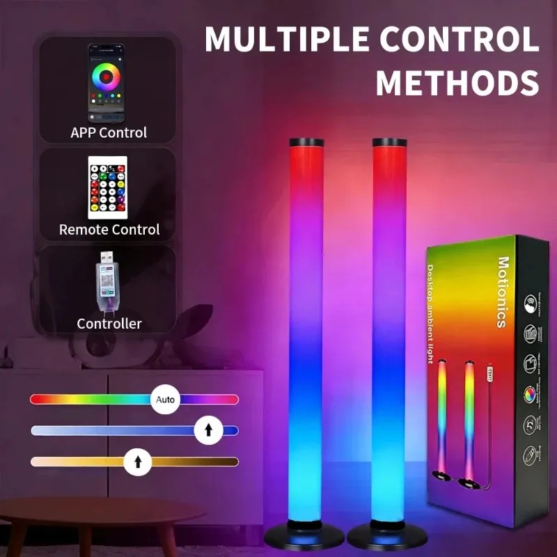 RGB LEDライトバー USB給電式、スマートTVアンビエ - Home Decor App のレビューと価格