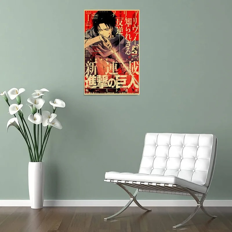ヴィンテージアニメ映画クラフト紙ポスタージョジョの奇妙な冒険 - Home Decor Scrap のレビューと価格