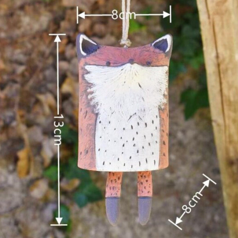 樹脂製のクマの風鈴、ボヘミアンスタイルの手作りガーデン屋外吊 - Boho Wind Chimes のレビューと価格