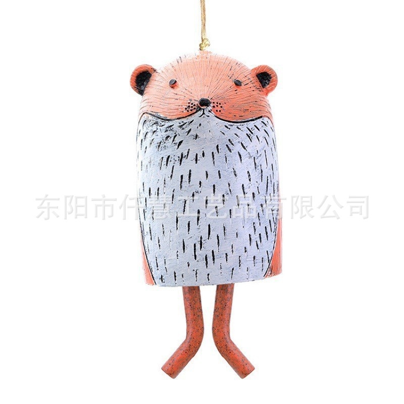 樹脂製のクマの風鈴、ボヘミアンスタイルの手作りガーデン屋外吊 - Boho Wind Chimes のレビューと価格