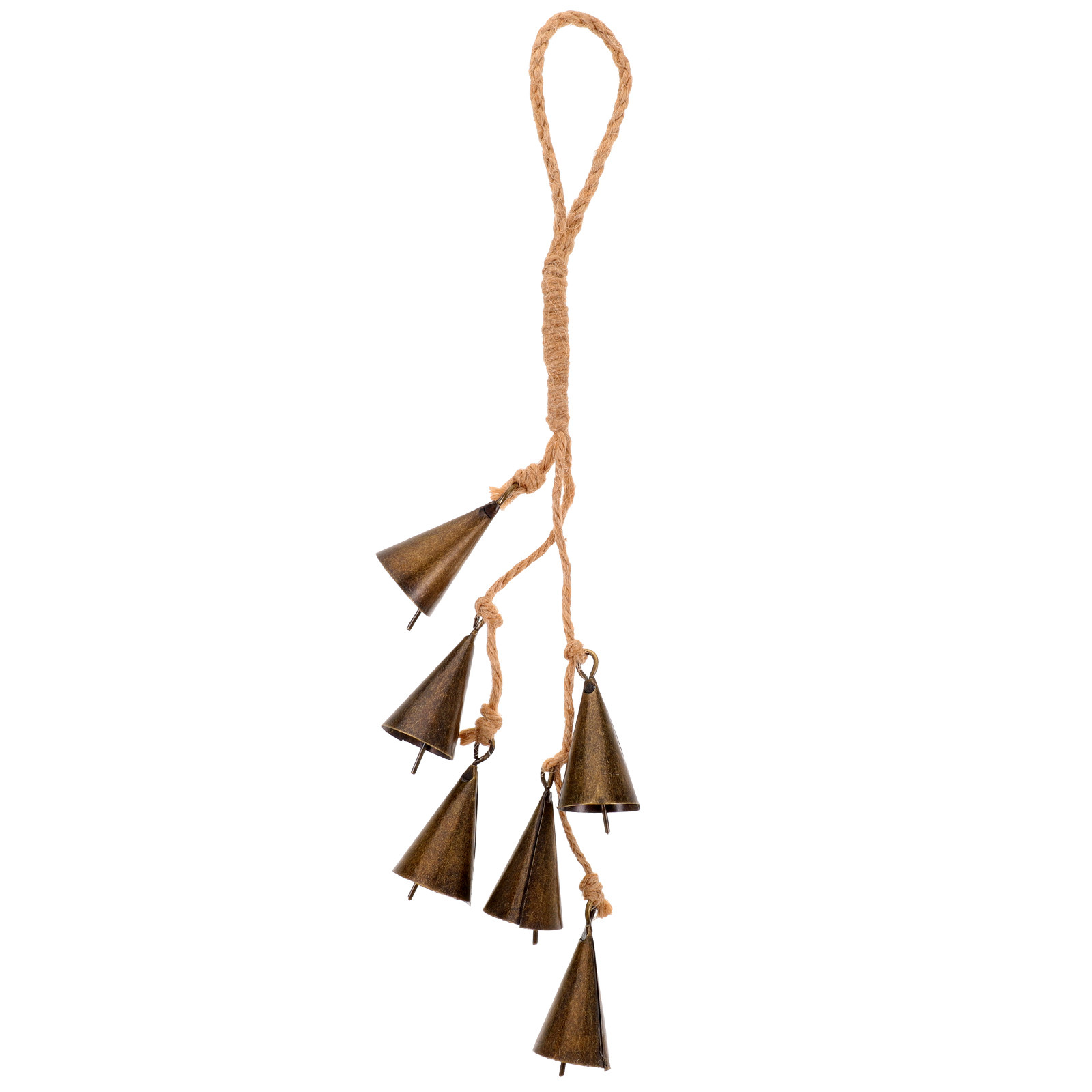 装飾的な魔女の鐘風鈴吊り下げ飾り、モダンで素朴なボホホームス - Boho Wind Chimes のレビューと価格