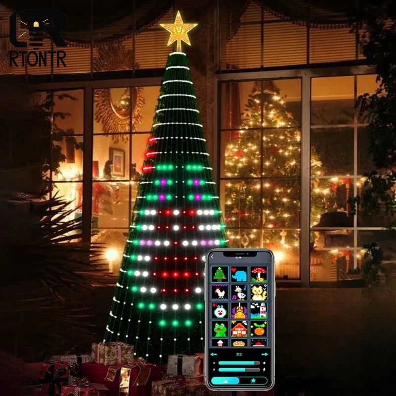クリスマススターツリーライトRGB LED、Bluetoot - Home Decor App のレビューと価格