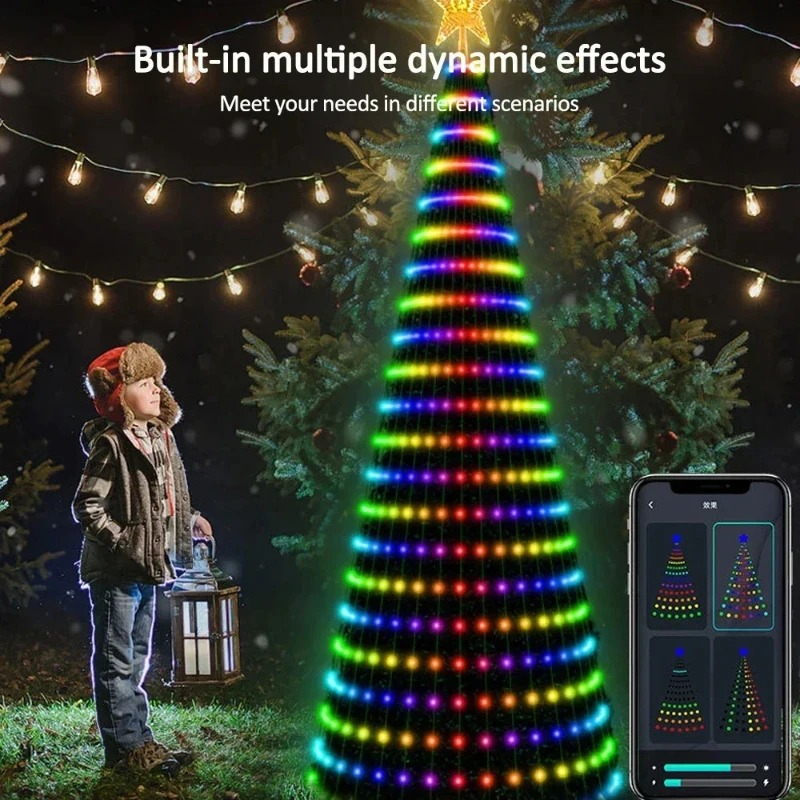 クリスマススターツリーライトRGB LED、Bluetoot - Home Decor App のレビューと価格