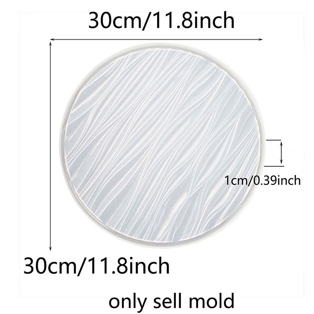 大型丸型トレイシリコンモールド、波型セメント石膏トレイ型、エ - Home Decor Manufacturers のレビューと価格