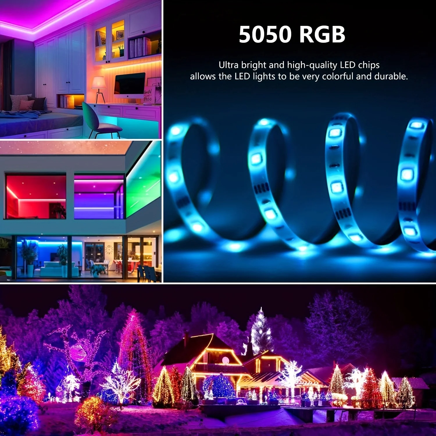 10M 20M 30M RGB LEDライトストリップ ルー - Home Decor App のレビューと価格