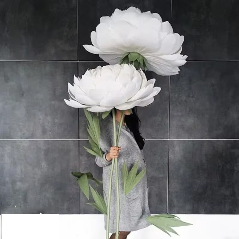 結婚式の背景,結婚式の装飾,巨大なバラの花の頭,家の誕生日パ - Home Decor Event のレビューと価格
