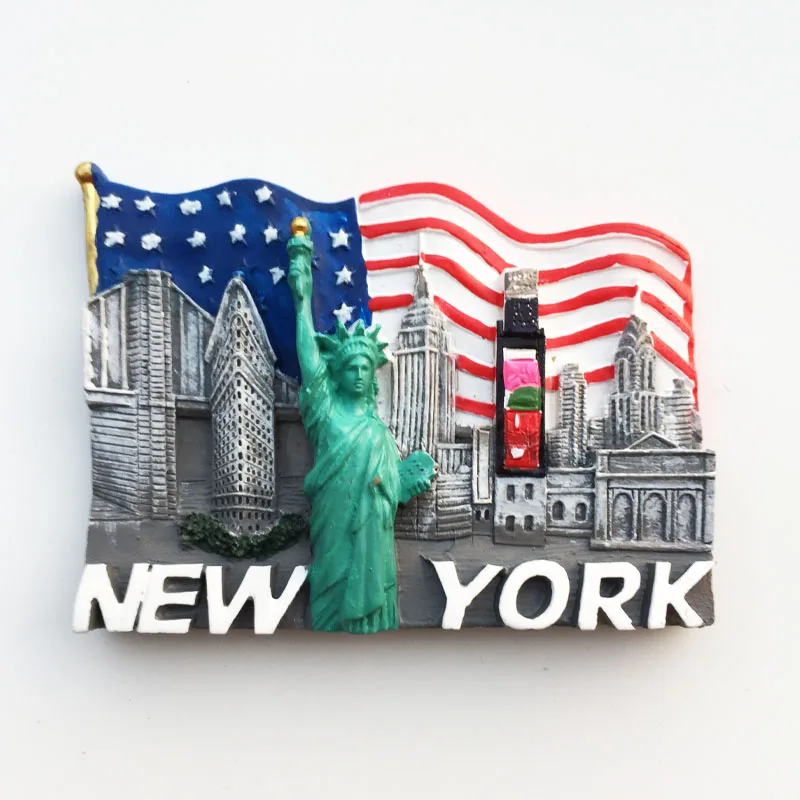 アメリカニューヨーク旅行お土産冷蔵庫マグネット米国観光お土産 - Home Decor New York のレビューと価格