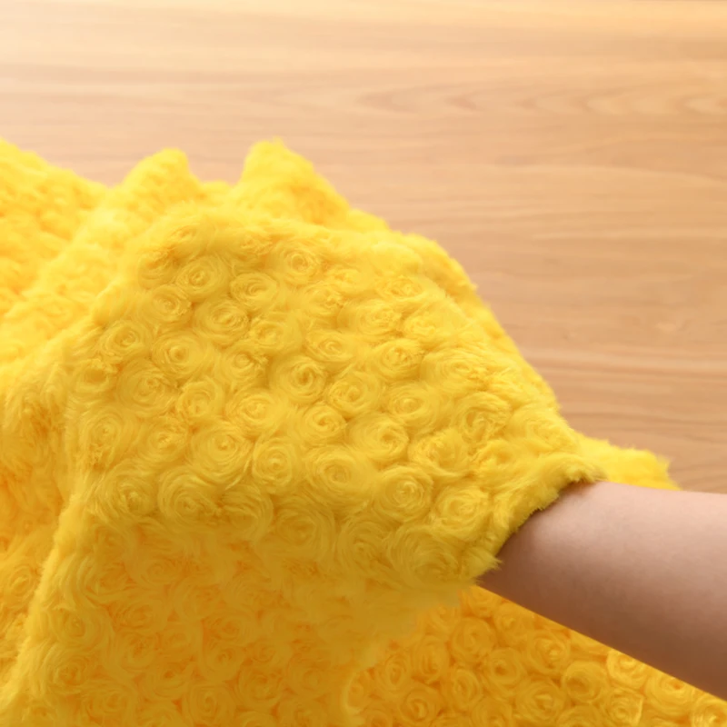 模造ウサギの毛皮生地ローズパターンベルベット起毛ぬいぐるみ生 - Home Decor Diy のレビューと価格