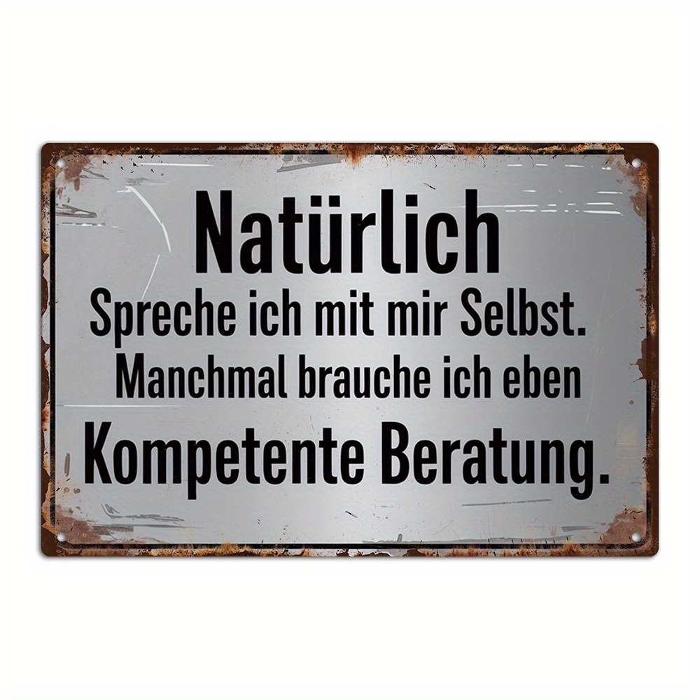 ヴィンテージドイツ製「Spreche ich mit mir - Germany Home Decor のレビューと価格