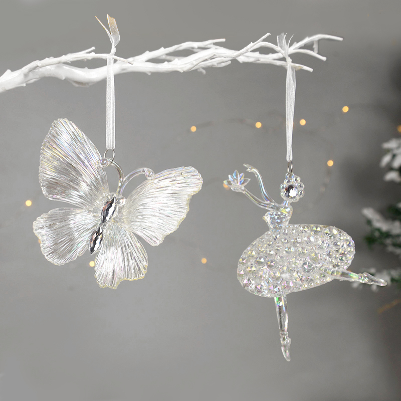 アクリル製クリスマスツリー吊り飾り エルク エンジェル ドー - Home Decor Trends 2025 のレビューと価格