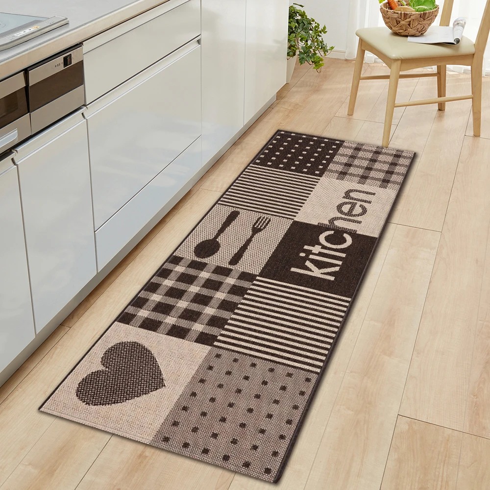 キッチンフロアマット滑り止めカーペット食器柄ホームデコレーシ - Home Decor Online Free のレビューと価格