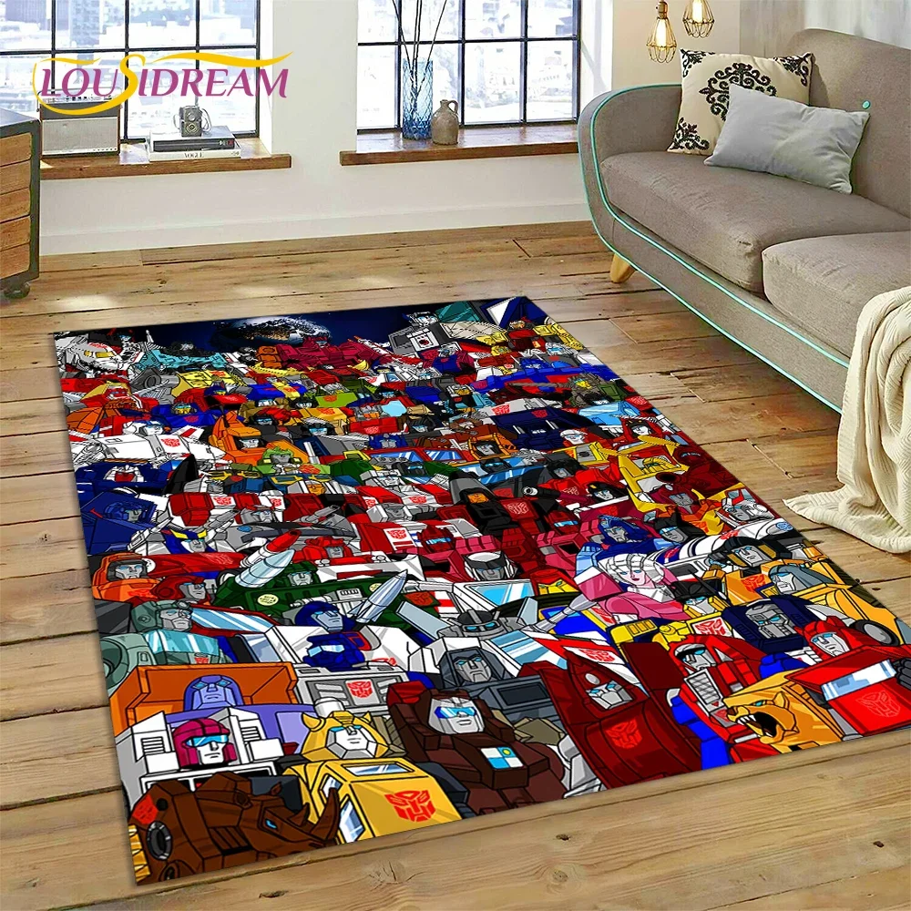 漫画 T-トランスフォーマー オートボット 3D カーペット - Home Decor Online Free のレビューと価格