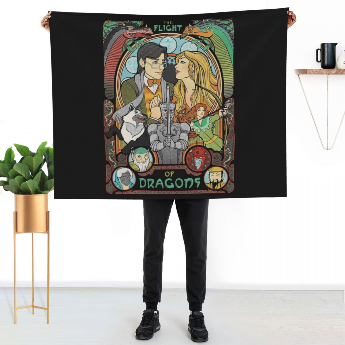 Flight of Dragons Essential T- - Home Decor Png のレビューと価格