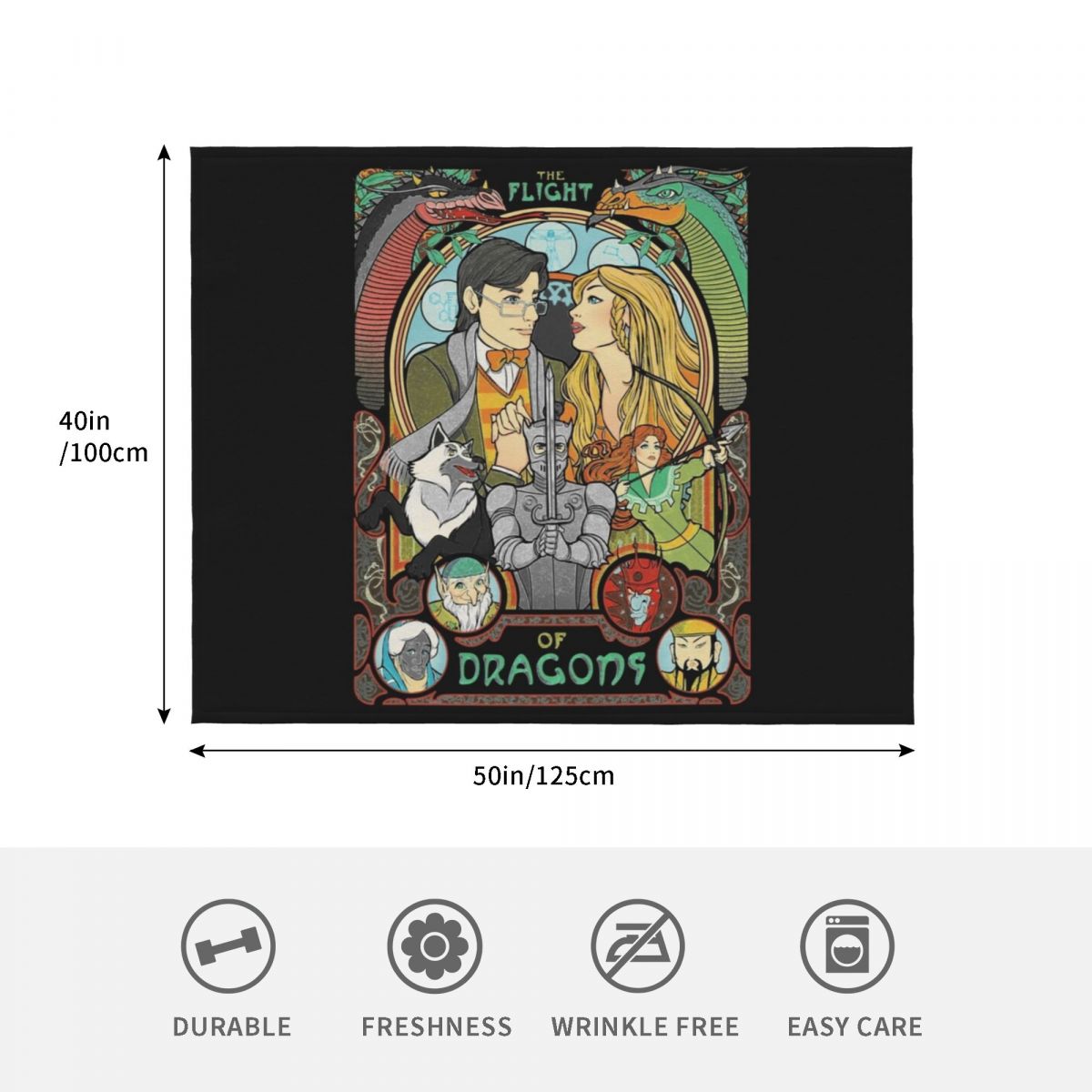 Flight of Dragons Essential T- - Home Decor Png のレビューと価格