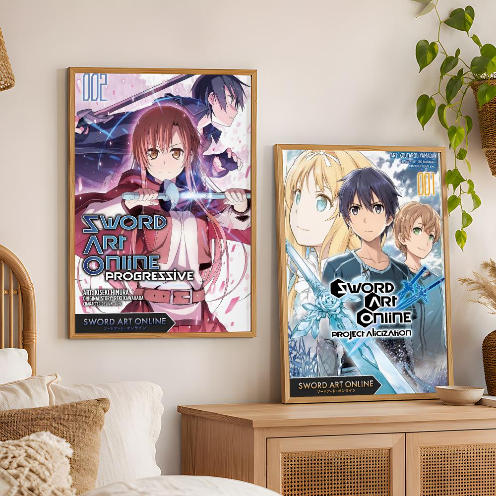 アニメ S-ソードアートオンラインポスターステッカー自己粘着 - Home Decor Online Free のレビューと価格