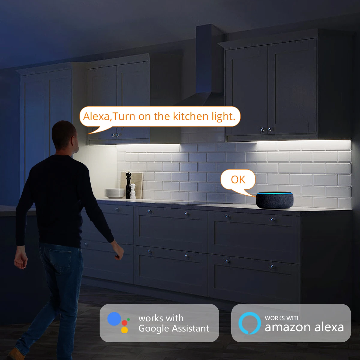 Tuya スマート COB LED ストリップライト、WiF - Home Decor App のレビューと価格