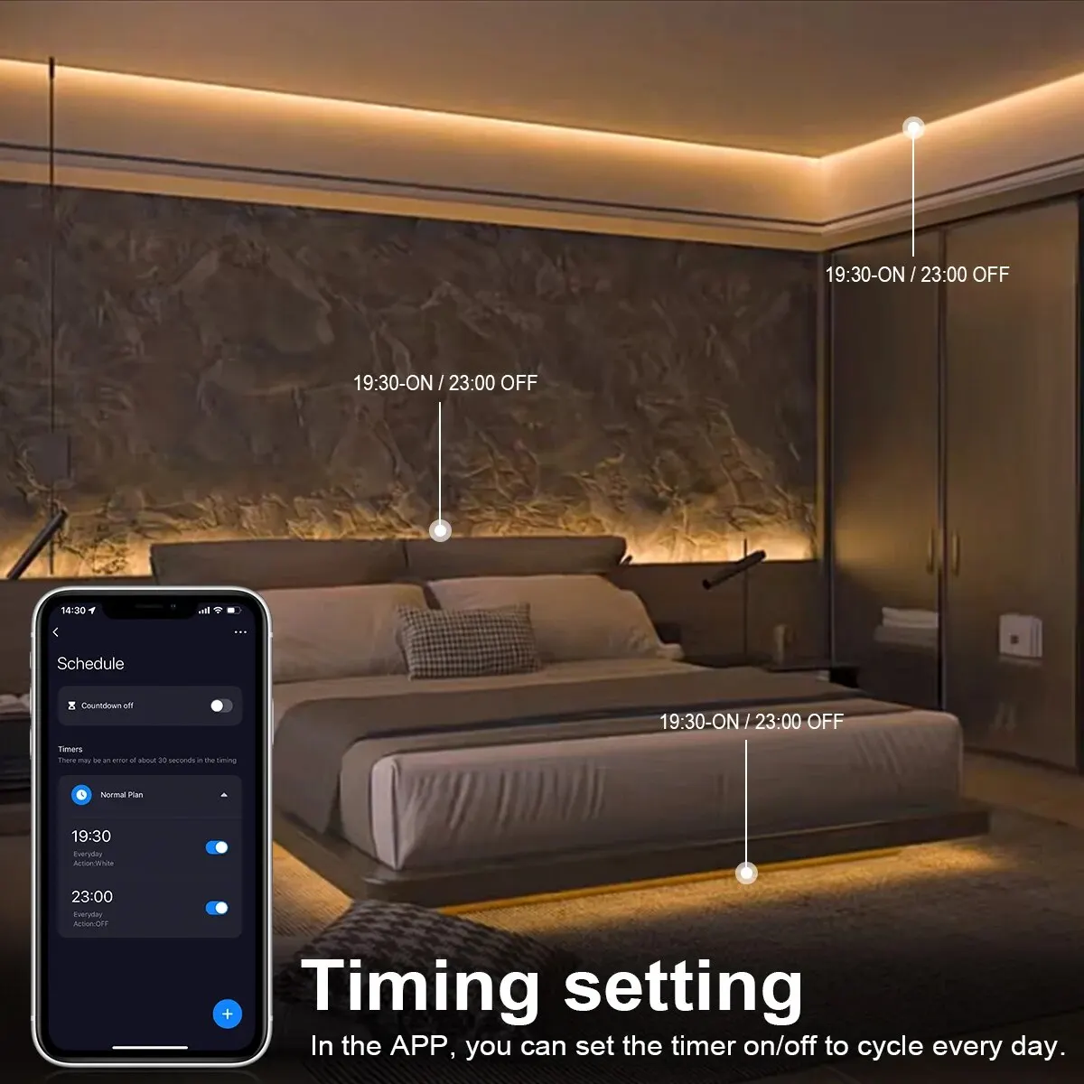 Tuya スマート COB LED ストリップライト、WiF - Home Decor App のレビューと価格