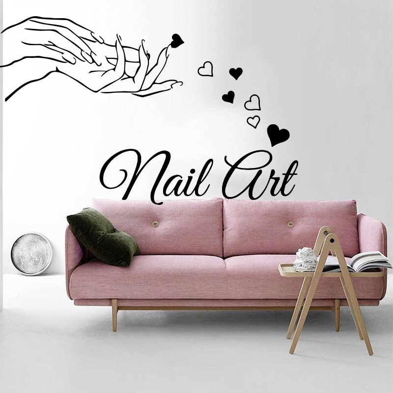女の子と女性のためのハンドウォールステッカー,化粧品,マニキ - Home Decor Y2K のレビューと価格