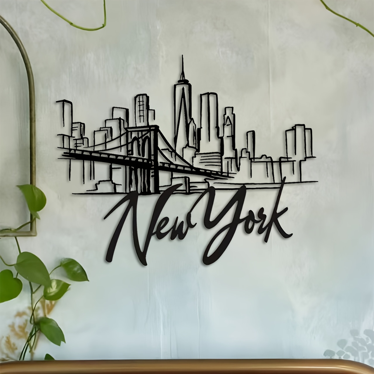 CIFBUY メタルウォールアート ニューヨークシティスカイ - Home Decor New York のレビューと価格