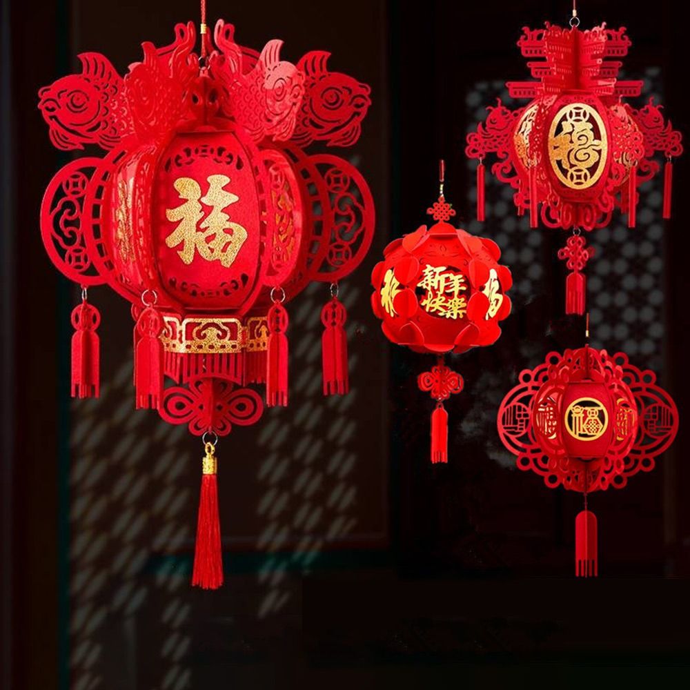 不織布 2025 中国のランタン吊り下げ装飾品 3D 蛇年ラ - Home Decor Trends 2025 のレビューと価格
