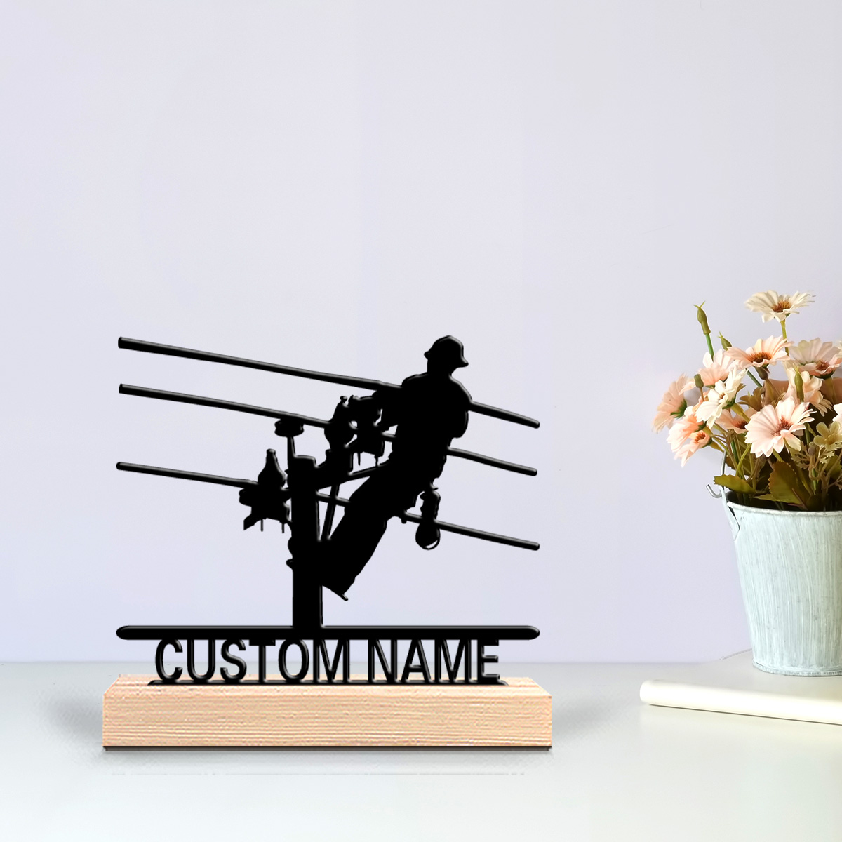 1個入り スタイリッシュなカスタムメイド電気技師金属像 モダ - Home Decor Zone のレビューと価格