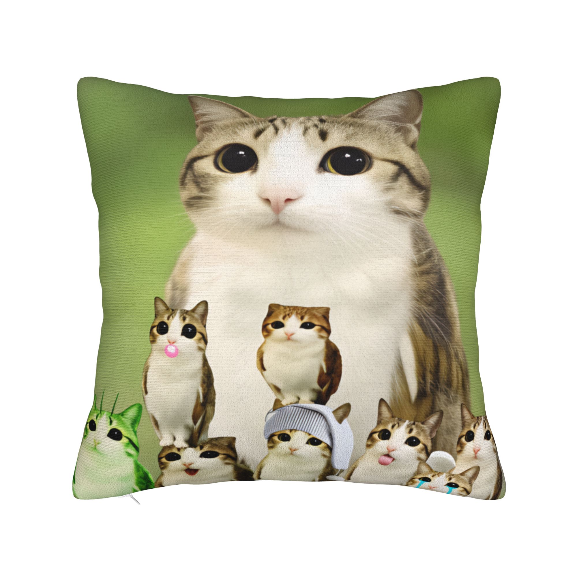 枕カバー面白いニャー猫家族png-1-40389755006 - Home Decor Png のレビューと価格