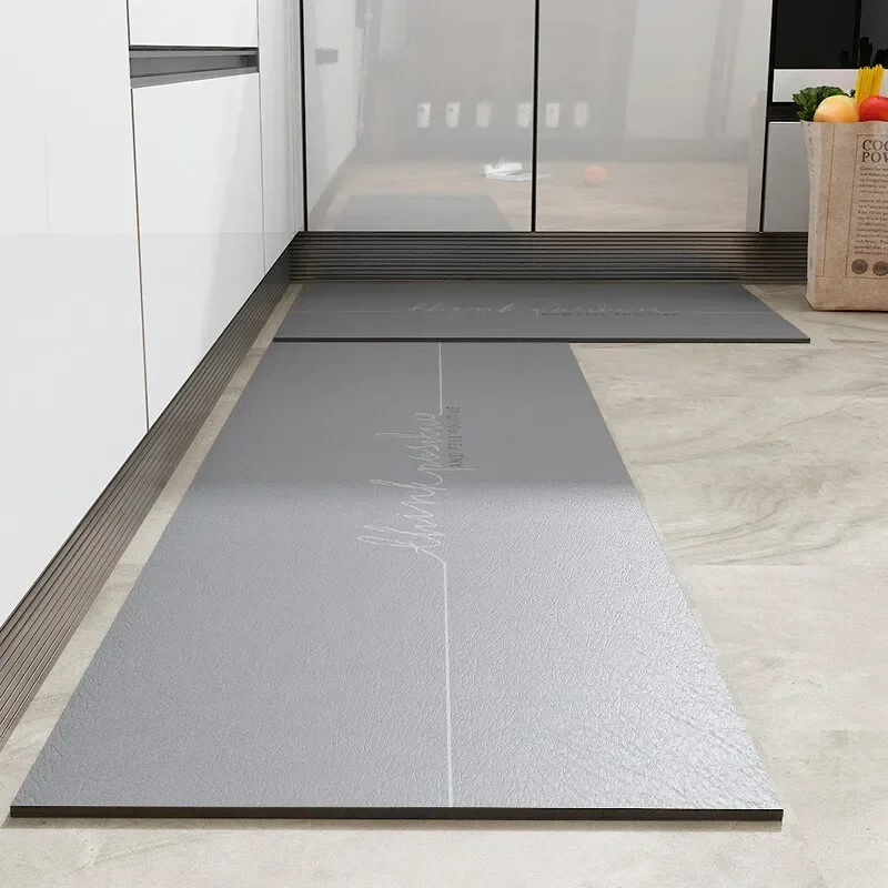 キッチンフロアマット PVCレザー 防水カーペット ホームデ - Home Decor Online Free のレビューと価格